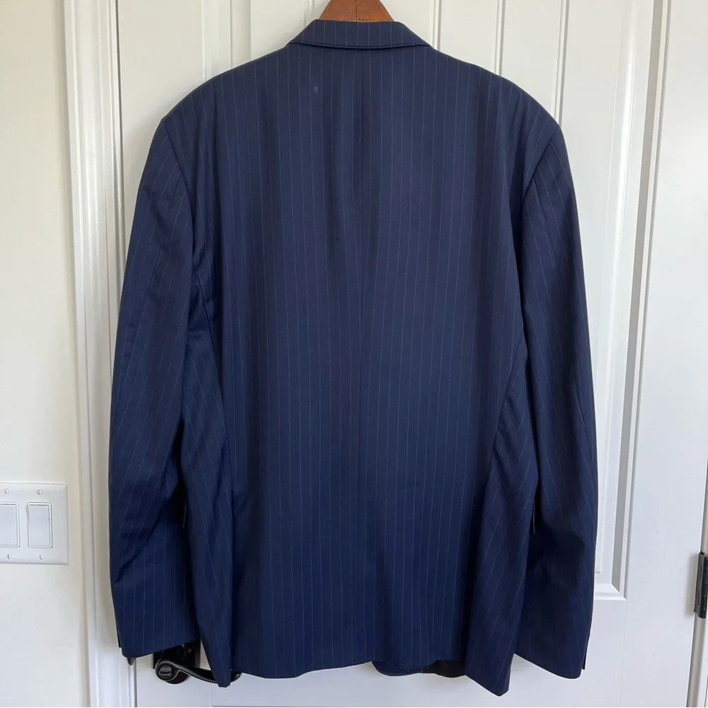 Peter Millar Men’s Navy Striped Jacket Blazer Sport Coat‎ 46T